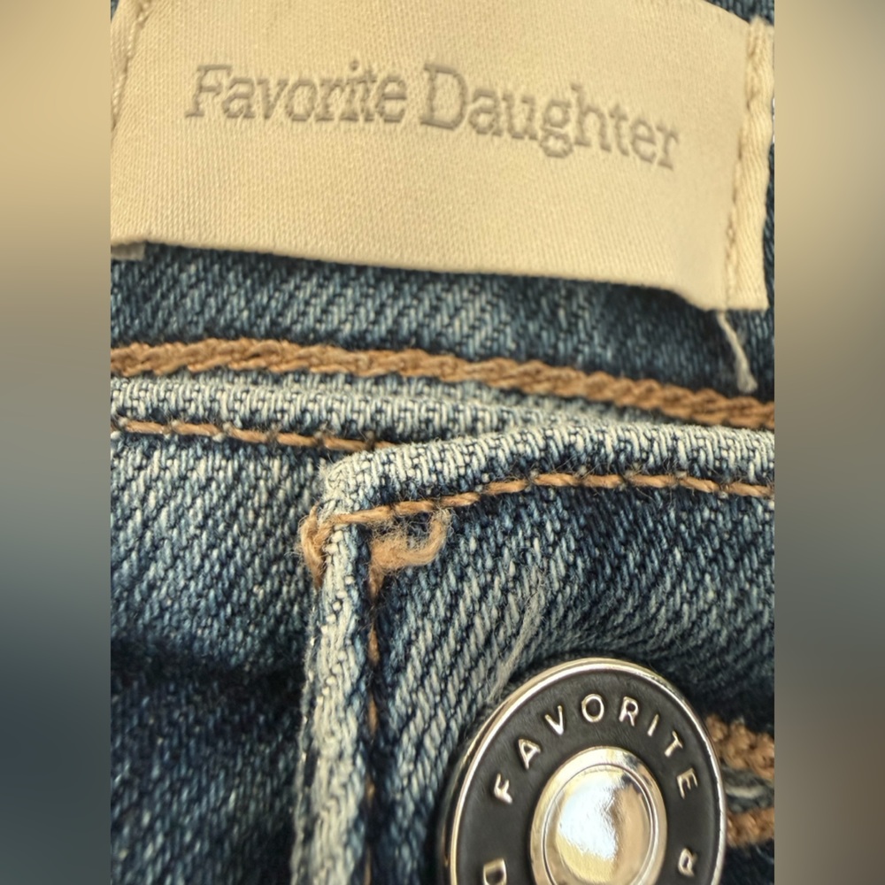 Favorite Daughter The Valentino Shortie Petite Super High Rise Cigarette Size 29 - Picture 4 of 8